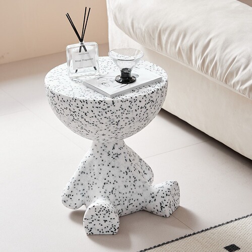 Creative small flat-top coffee table, living room home-use small coffee table, sofa side table for lying down, balcony small tea table, bedside small coffee table