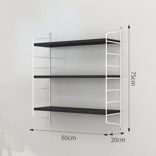 Source Factory simple modern wall decoration bookshelf multi-layer bookshelf Nordic multi-functional storage rack