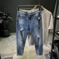 Tide, летние брюки, эластичные джинсы, облегающий крой