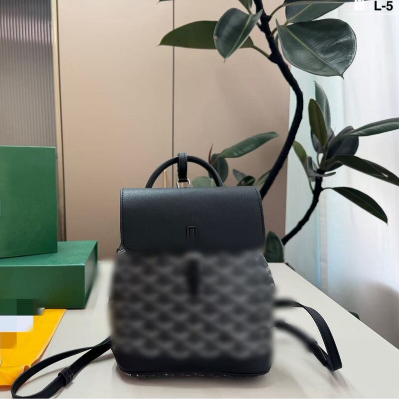 Original Goyard Alpin mini backpack with flap, mini handbag, shoulder bag, crossbody bag for women