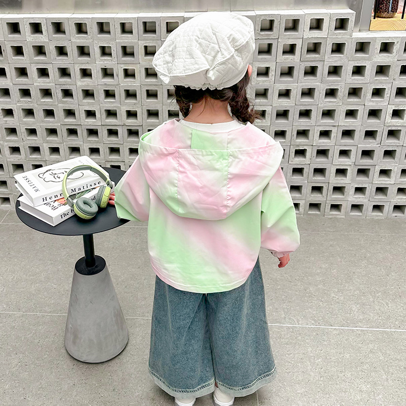(2개) 여아 봄 가을 외국풍 코트, 여아 봄옷, 어린아이 패셔너블 바람막이, 봄 상의, 봄 스타일, 트렌디한 4세 9세