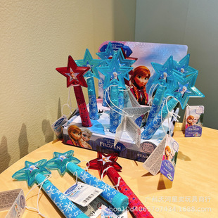 Di*ni Elsa Glowing Magic Wand Girls Gift Role Playing Sound and Light Magic Wand Toy 84388