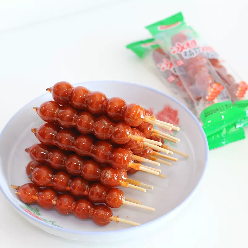 西贝非非老北京风味小吃蜜饯山楂球冰糖葫芦 18g袋装零食包邮批发