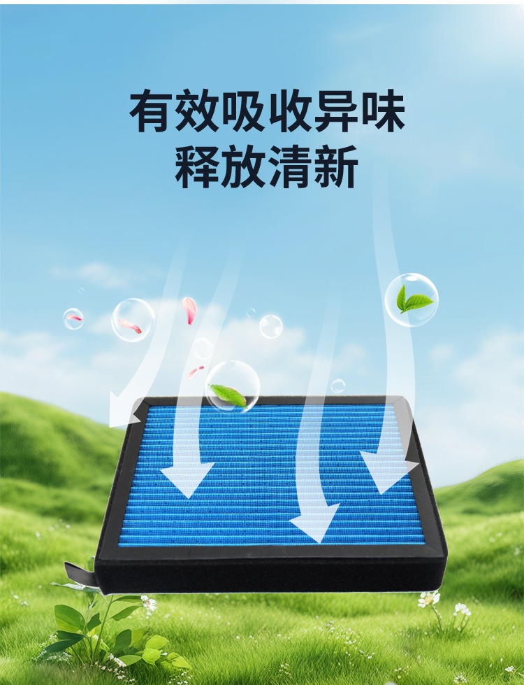 High-Flow Automotive Air Conditioning Filter Element Suitable for a Wide Range of Guang Automobile Series, Aion New Energy Vehicles, and Electric Vehicles, with High-Efficiency Filtration