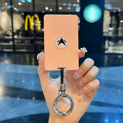 Models Baic Arcfox Arcfox Nfc — Car key bag - cute-pink-ring-buckle