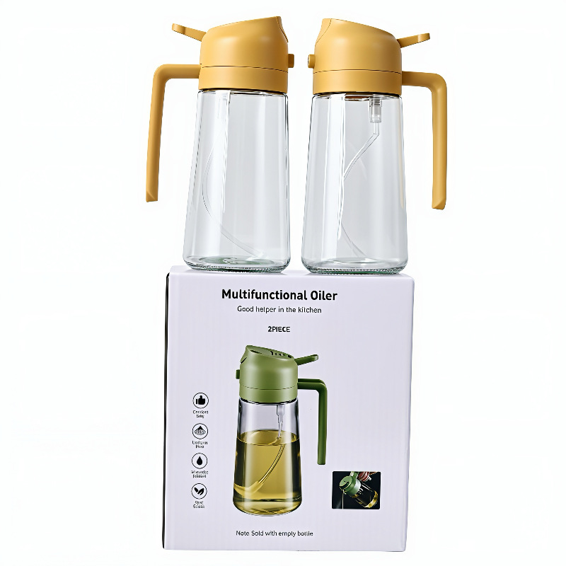 Fábrica de botellas de pulverización de doble propósito suministro directo de alta calidad de vidrio grueso anti-colgante a prueba de fugas botellas de pulverización a granel soporte personalizado