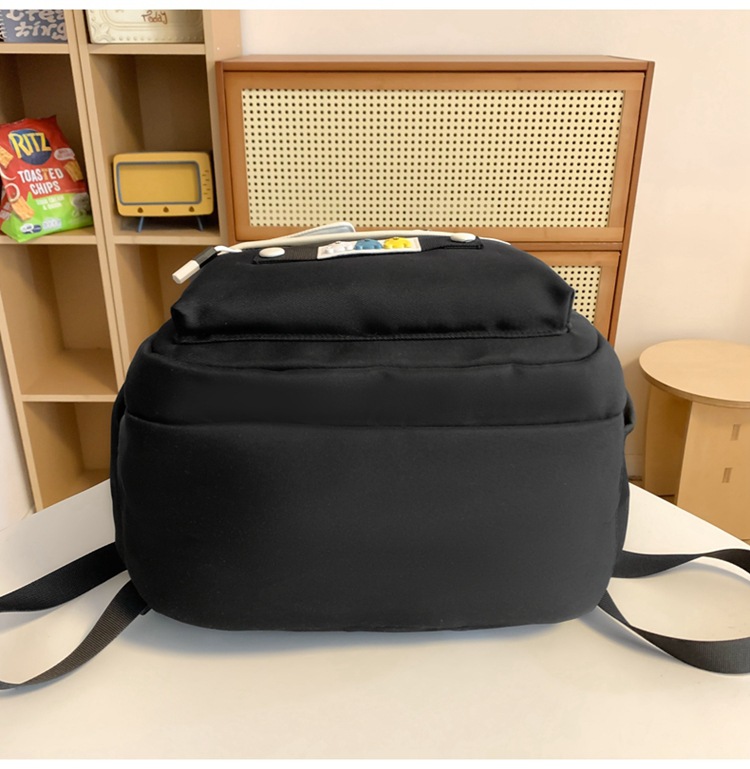 Kids Backpacks New Ins College Style Large Capacity Schoolbag Backpack Solid Color Value Student Bag_voghion.com