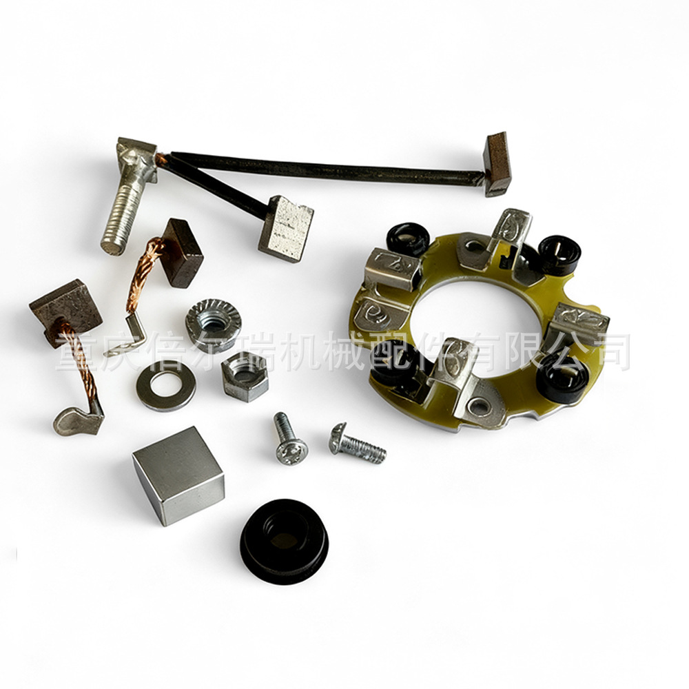 piezas de arranque de motocicleta alta resistencia al desgaste BAJAJ cepillo de carbono con soporte piezas de sistema de cuerpo de motocicleta