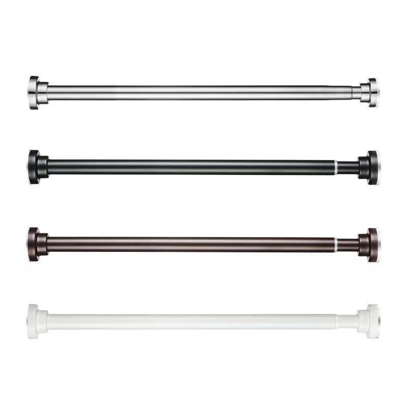 Carefully Selected No-Drill Shower Curtain Multifunctional Telescopic Rod Bathroom Curtain Rod Shower Curtain Door Curtain Support Rod Carefully Selected No-Drill Shower Curtain Multifunctional Telescopic Rod Bathroom Curtain Rod Shower Curtain Door Curtain Support Rod