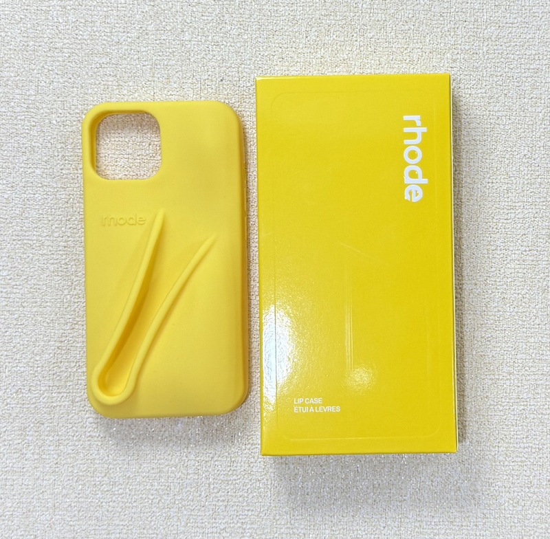 高版本海莉rhode同款唇彩硅胶适用苹果15pro硅胶手机壳iPhone16套|undefined