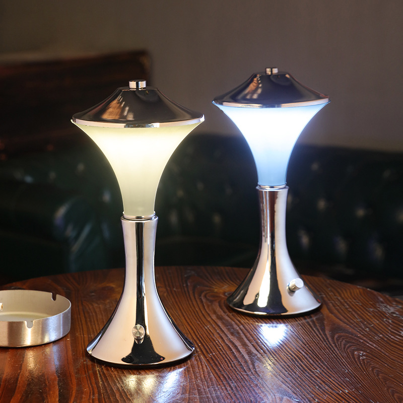Bar noche lámpara de mesa LED colorido lámpara de mesa recargable personalidad claro bar cafetería restaurante KTV lámpara de mesa bar lámpara