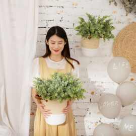 植毛金钱叶尤加利配草仿真花厂家家居装饰婚庆手捧花假花玫瑰花墙