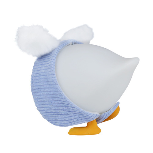 New Product Creative Cute PP Duck Sleepy Night Light USB Charging Phone Stand Soft Silicone Pat Pat Night Light