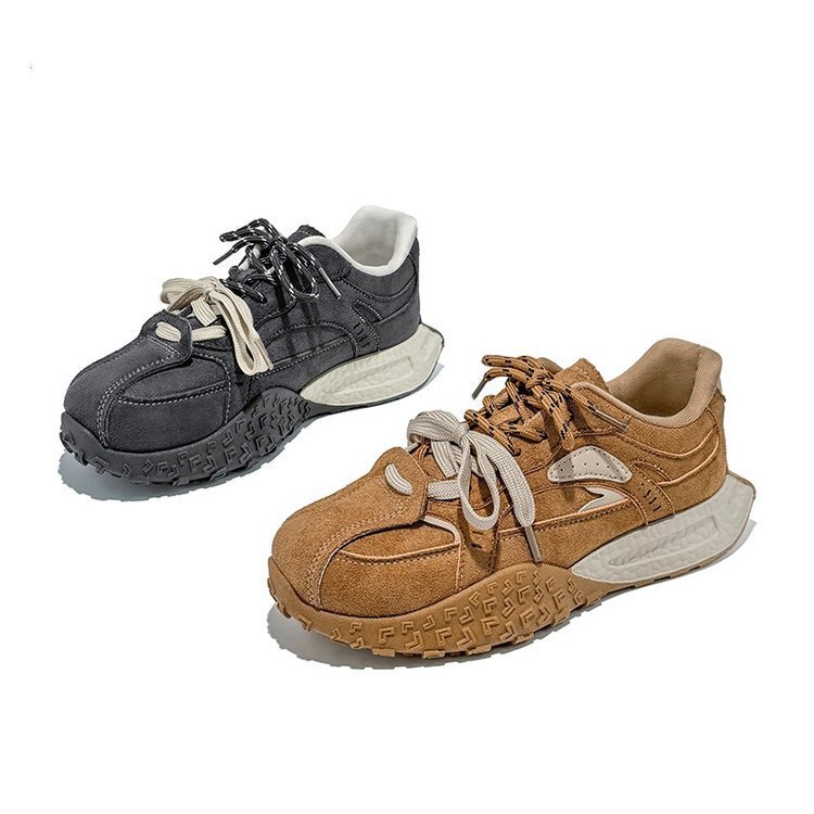 2026 Spring New Style Melard Korean-Style Sports Shoes Fashionable Versatile Thick-Soled Lace-Up Trendy Women's Shoes