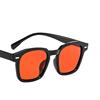 Retro glasses solar-powered, fashionable square sunglasses, 2021 collection, Korean style, internet celebrity