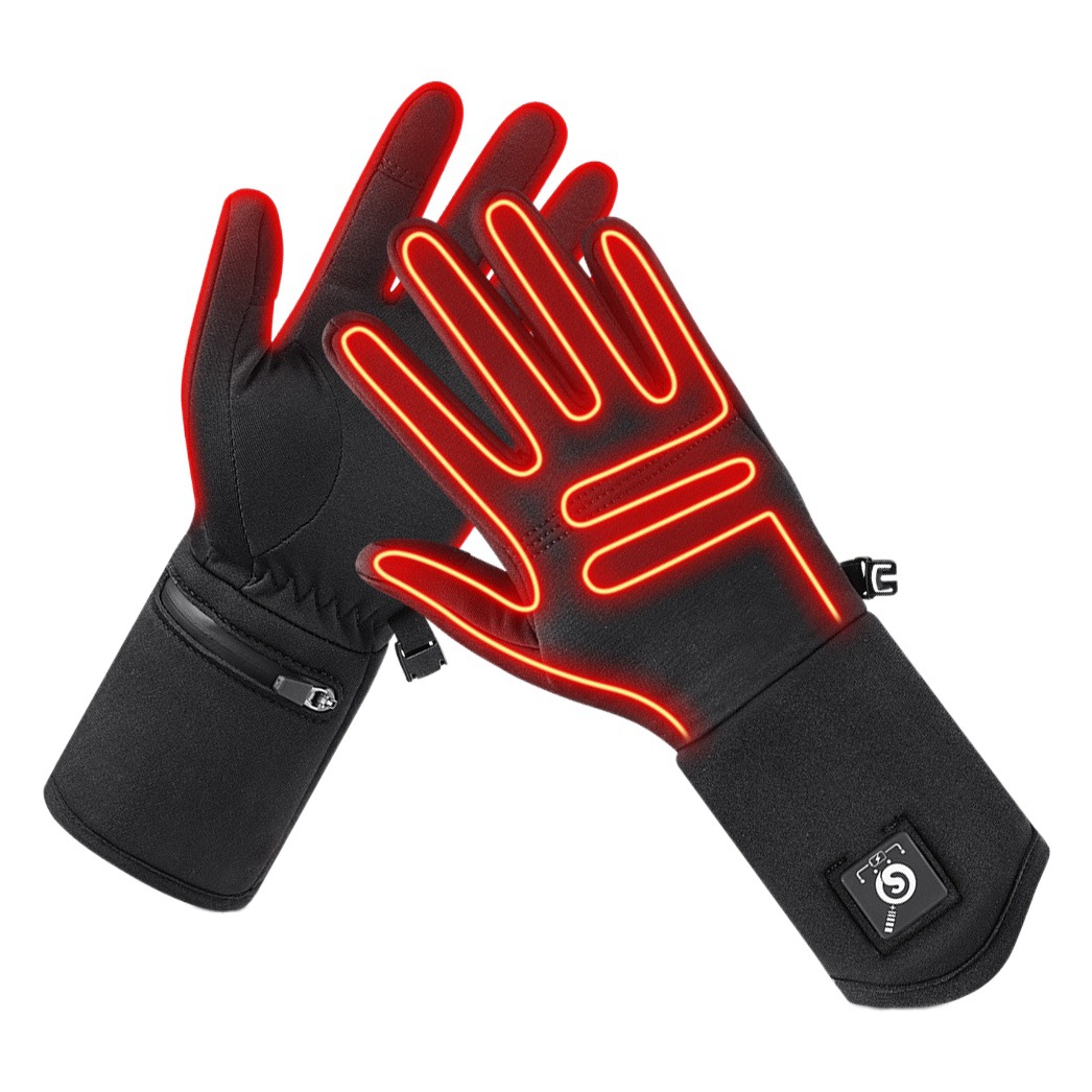 Guantes de calefacción de esquí de invierno deportes al aire libre montar pantalla táctil guantes calientes montañismo hombres y mujeres guantes de calefacción eléctrica