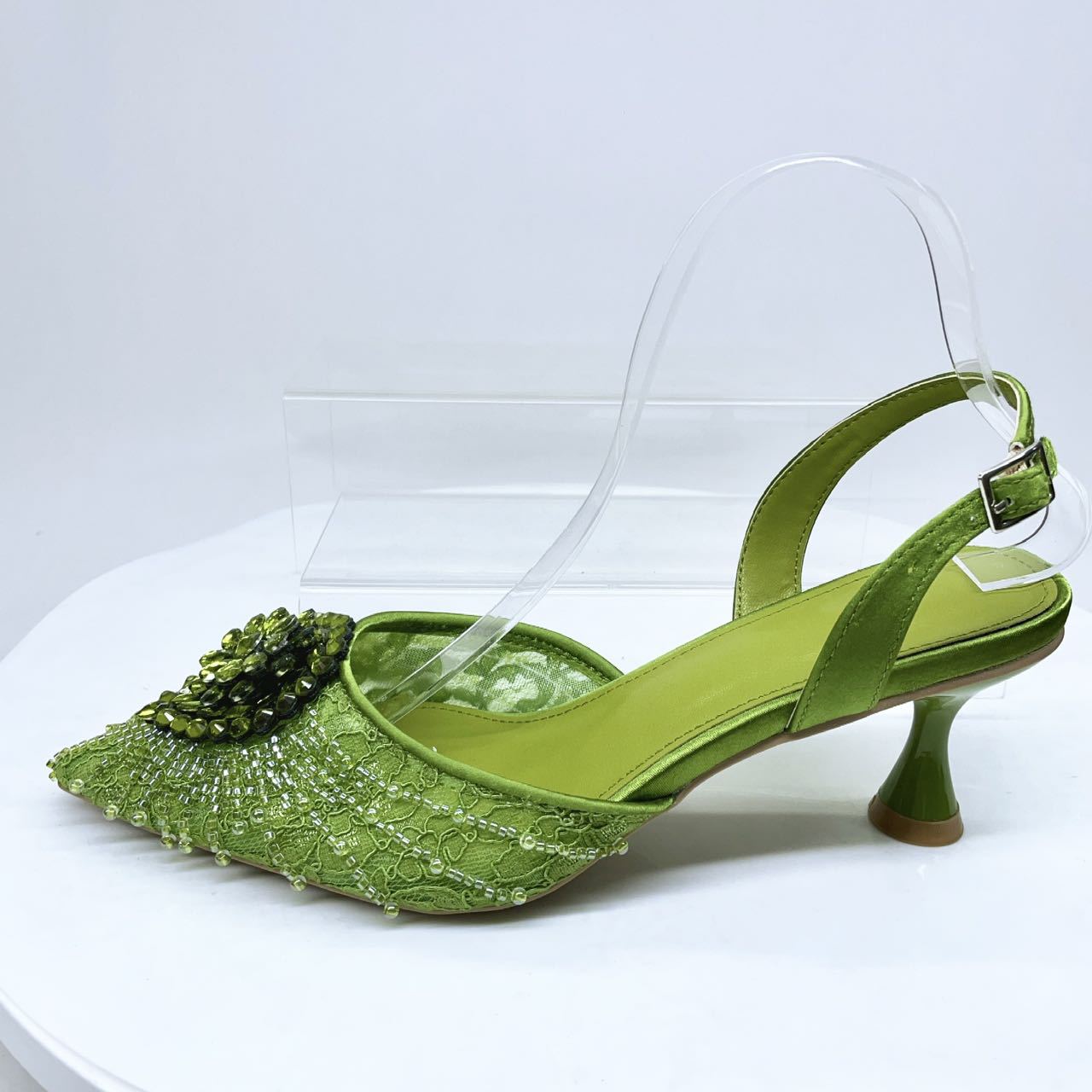 Damen Stiletto Sandaletten Mit Strass Und Clutch Set_voghion.com