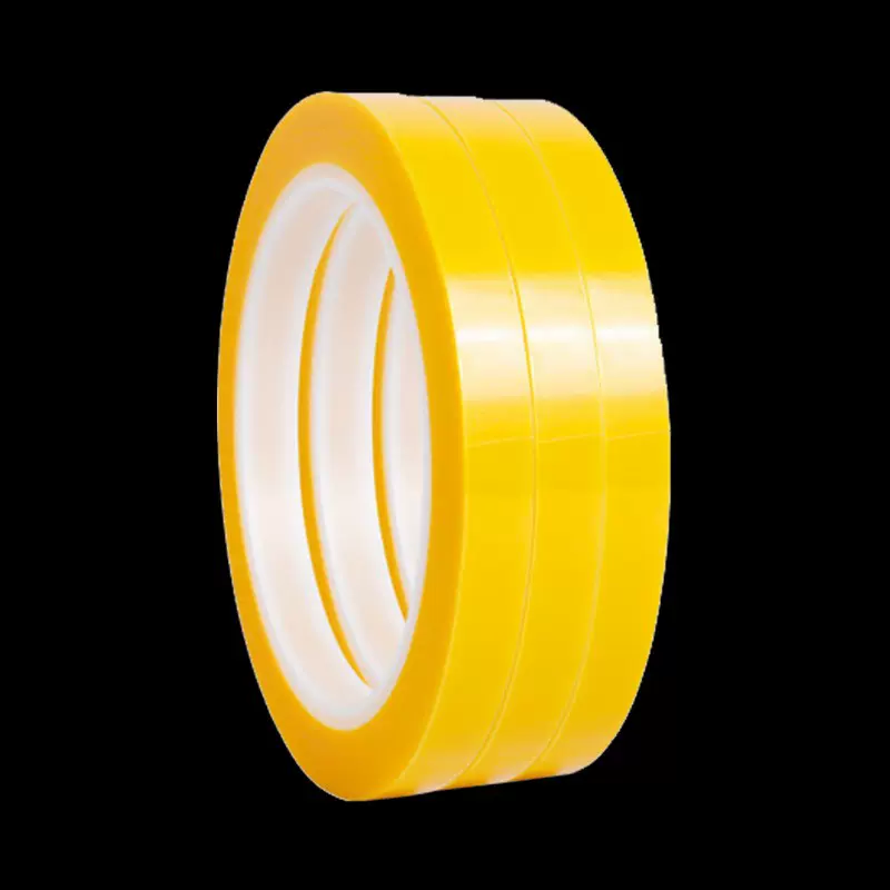 源头厂家变压器黄色电池终止带黄色绝缘PET耐高温电气定位胶带
