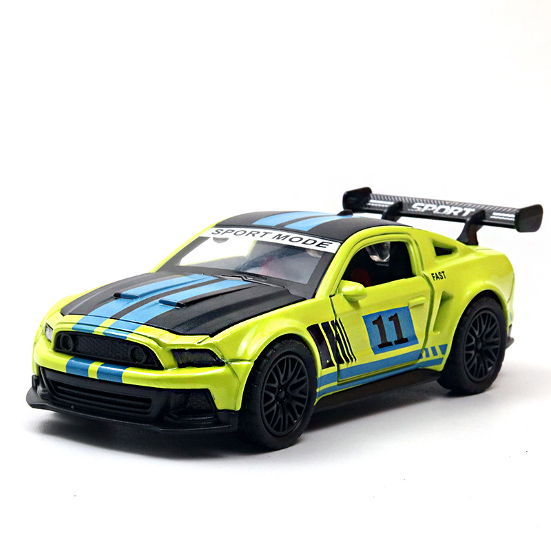 Return fuerza a granel aleación modelo de coche puerta abierta coche de juguete para niños niño decoración de pastel al por mayor