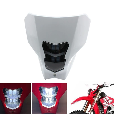 Off-road motorcycle front light daytime running light modification accessories for Honda RF450CRF250XR650 (Motorcycle headlights, headlights) - white-hl109-0-1