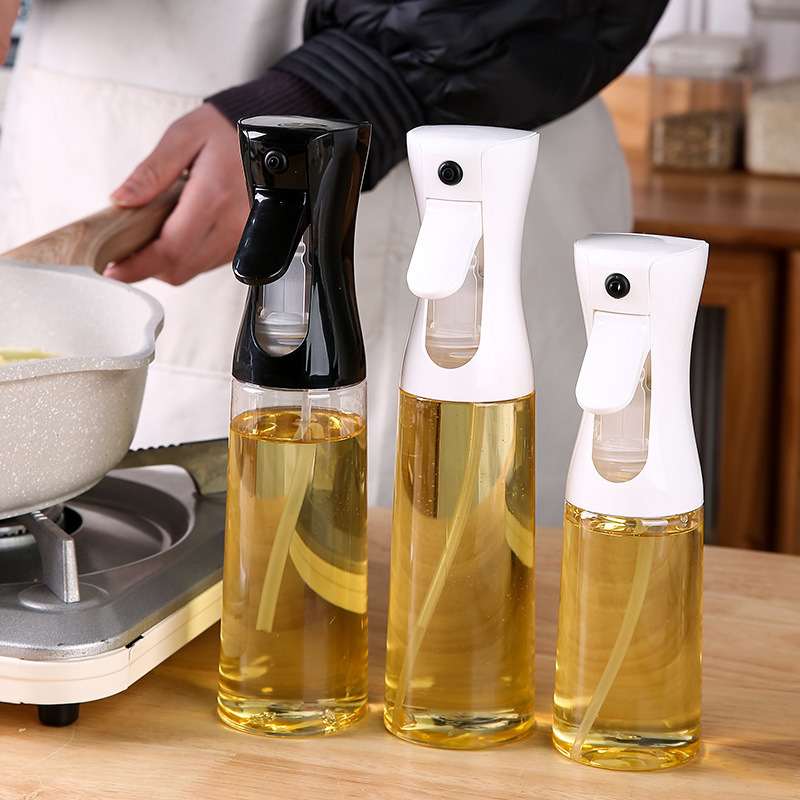 Explosiones transfronterizas de tipo de presión pulverizador de aceite de cocina de aire doméstico botella de pulverización de aceite comestible pulverizador de aceite