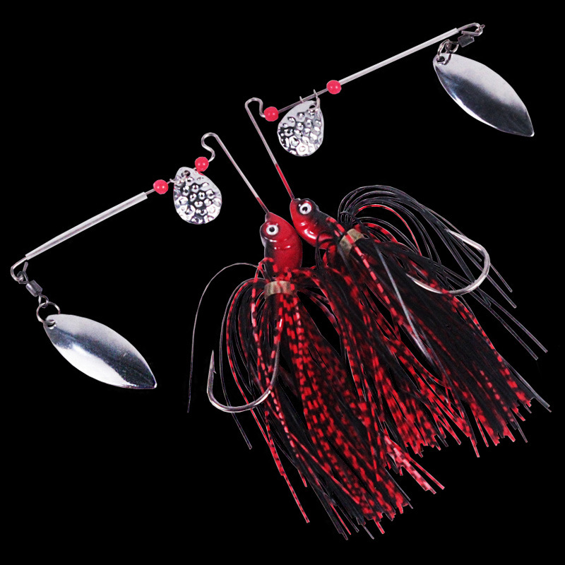 Shallow Diving Buzzbait lures spinner baits Fresh Water Bass Swimbait Tackle Gear