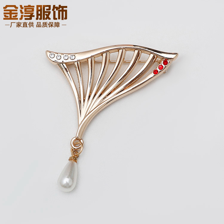 韩版领口配饰 胸针女丝巾扣 西装胸花防走光别针毛衣外套衣服装饰