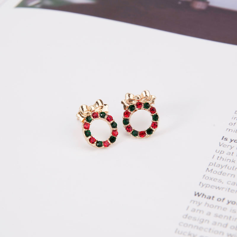 Cute Geometric Alloy Plating Women's Ear Studs 1 Pair display picture 2