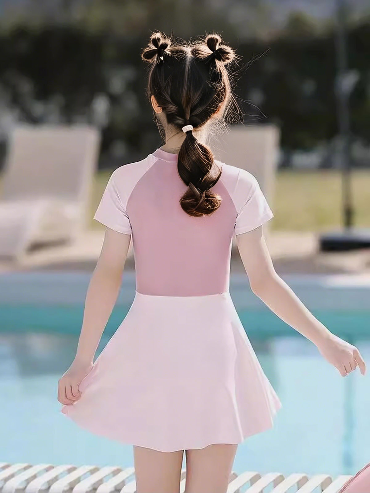 Traje de baño de una pieza para niños ropa de verano para niñas 2022 nuevos niños grandes y lindos niñas Princesa traje de baño de entrenamiento de secado rápido moda