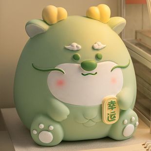 The Piggy Bank Can Only Go in and Out, Save Money Habit, Dudu Pig Children's Cartoon Toy, Anti-Fall Ornament, Piggy Bank Wholesale