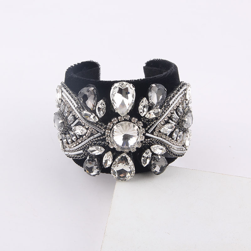 Baroque full diamond particle bracelet wholesale jewelry Nihaojewelry