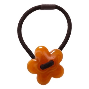New flower hair rope hair ring Korean style small fresh girl hair band women's high elastic hair rope hair accessories wholesale