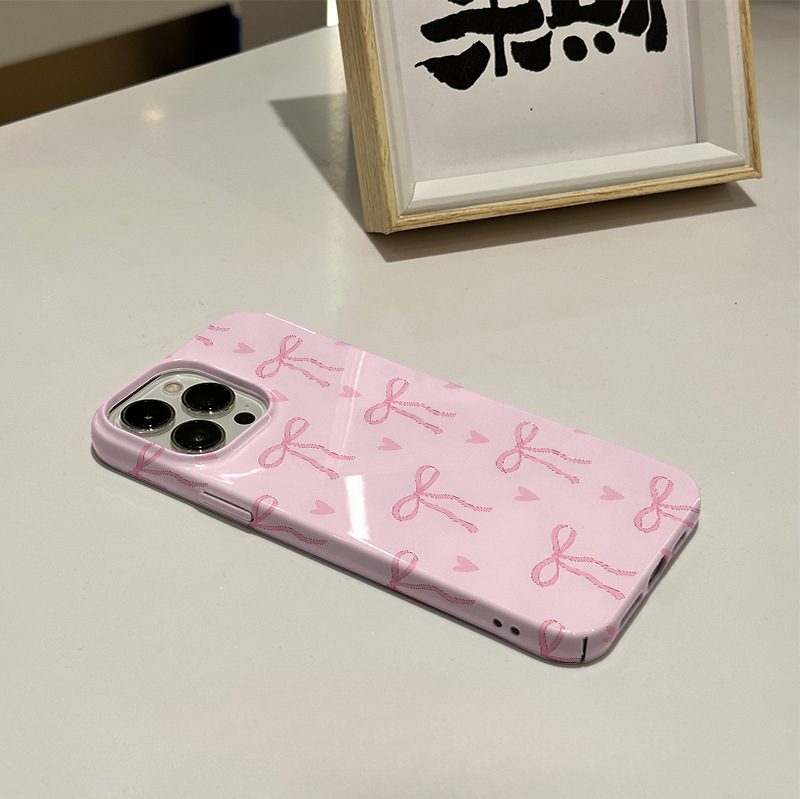 适用iPhone11Promax全包手机壳14Pro超薄iPhone保护套13ins蝴蝶结|undefined