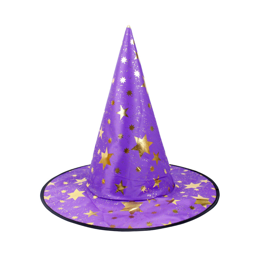 Black Witch Hat For Halloween Glowing Party Decoration Pumpkin_voghion.com
