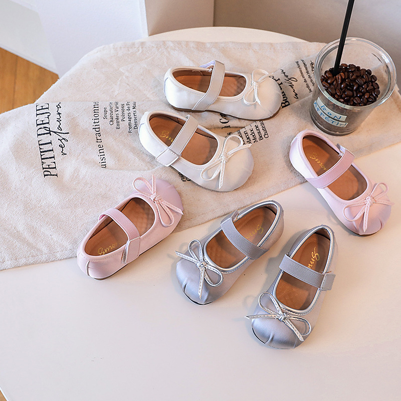 Girls Princess Shoes 2025 Spring and Autumn New 1-3 Years Old 2 Children's Single Shoes Girls Performance Ballet Dance Dress Shoes