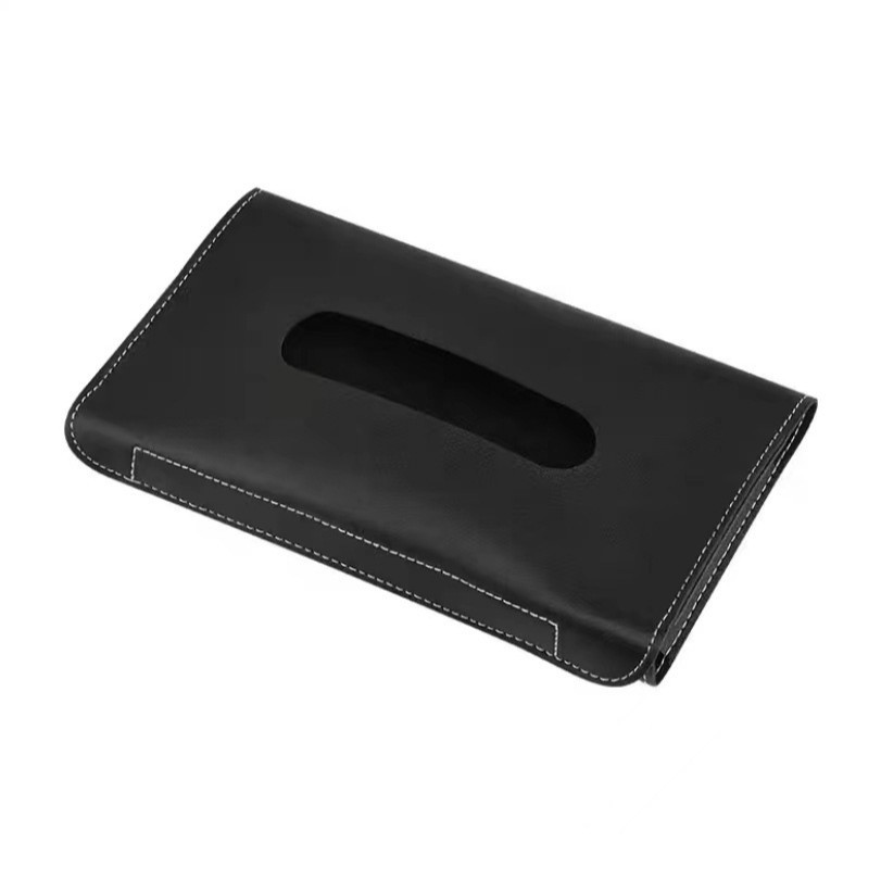 Car Sun Visor Tissue Box, Car-Mounted Strap-On Sunroof Tissue Box, Multifunctional Creative Car Tissue Box