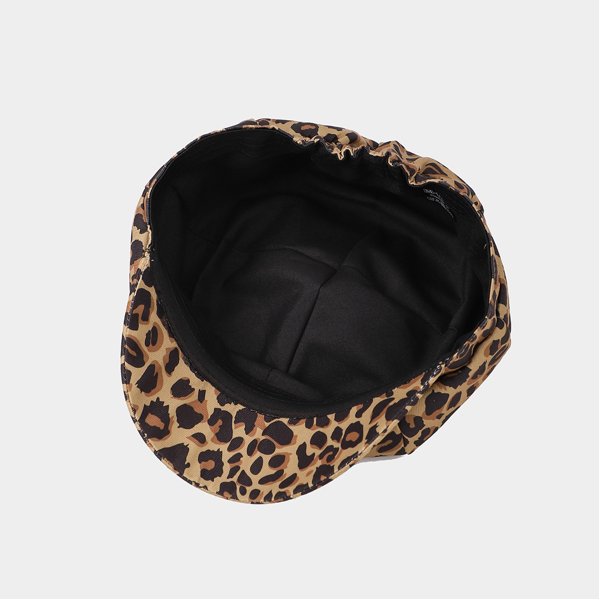 Moda coreana retro orejas de gato sombrero octogonal patrón de animales sombrero lengua de moda primavera y verano sombrero pintor al aire libre