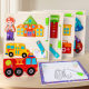 Children's Wooden 3D Jigsaw Puzzle Early Education Puzzle Figure Traffic Cognitive Sketchpad Toy