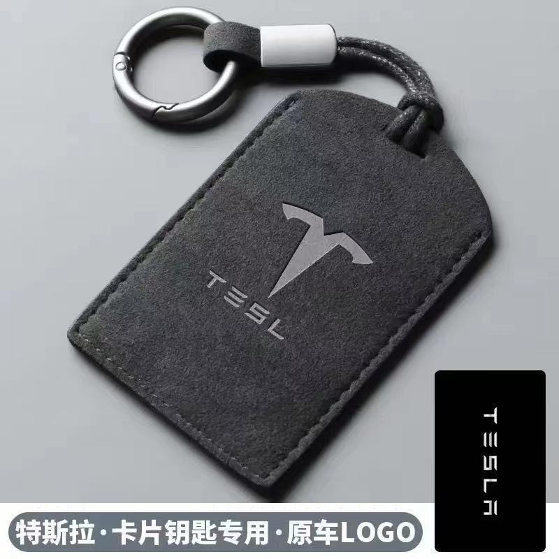 3D Nappa Leather Remote Key Card Protective Case Universal for Car 4S Shops, Gift with Customizable Logo Key Holder