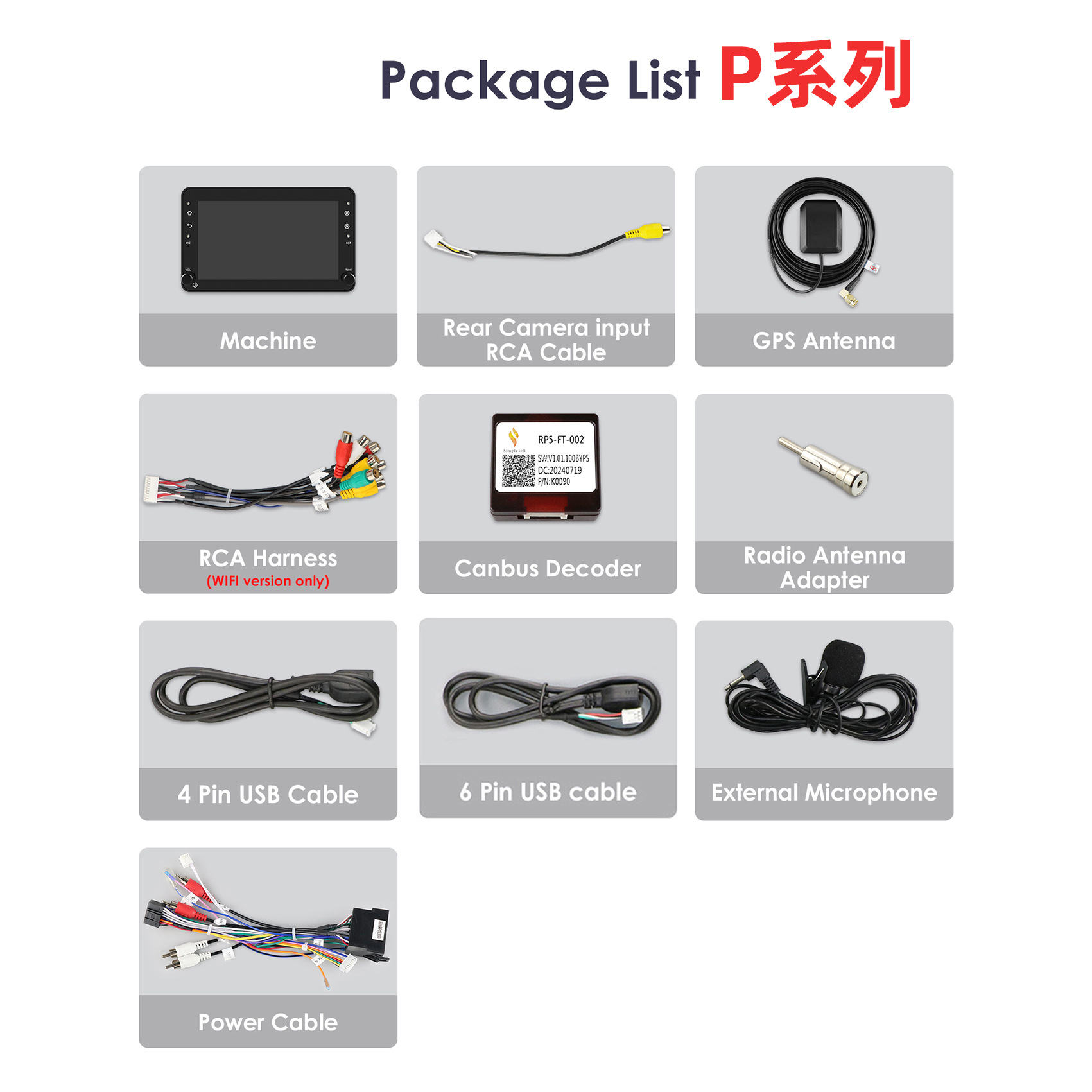Cross-border applicable to Alpha alfa7-inch HD car audio and video vehicle GPS Android navigation intelligent all-in-one machine