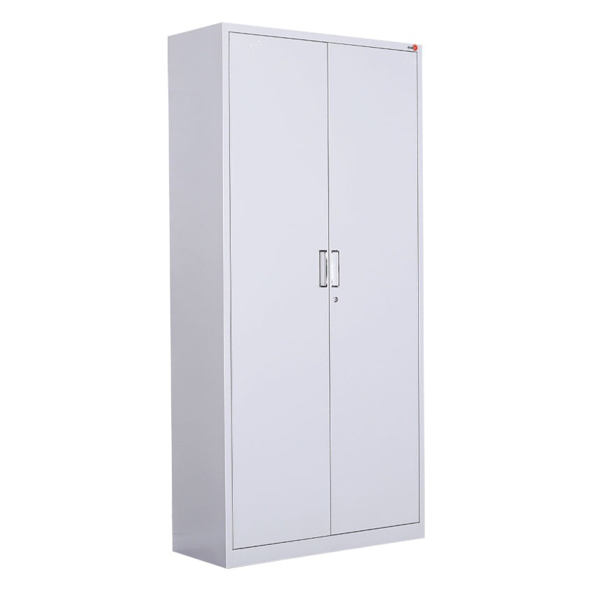 Oumeite two-door iron file cabinet thickened cold-rolled steel plate electrostatic spray plastic upper and lower adjustable movable partition