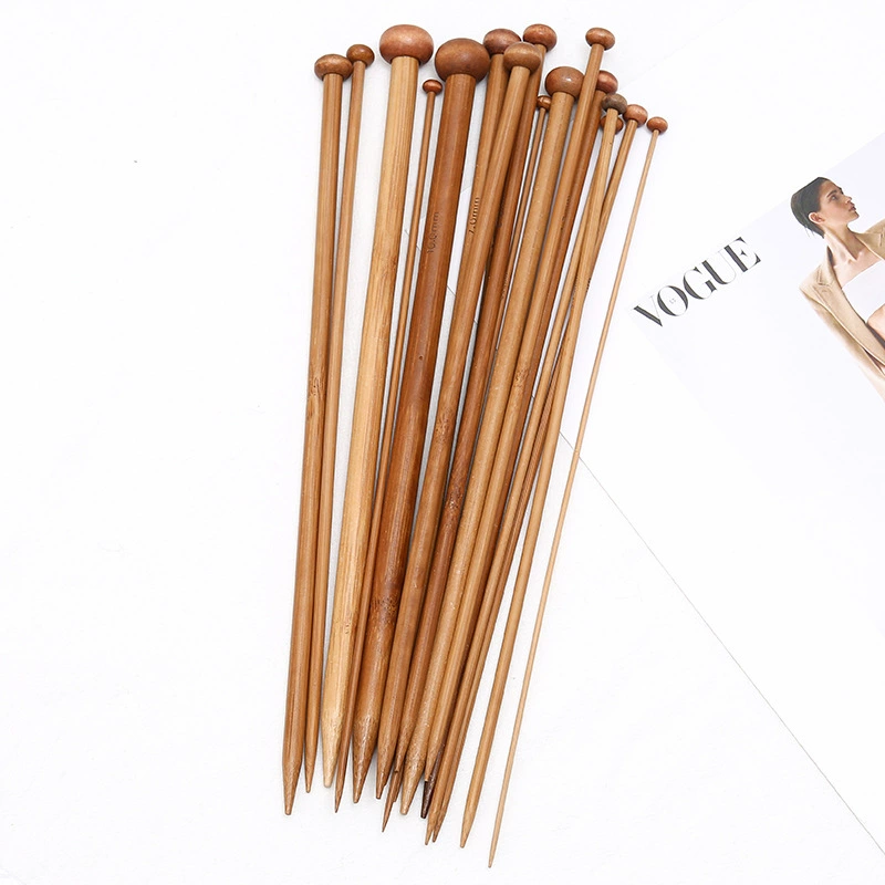 Грибная головка карбонизированная бамбуковая игла для свитера ручной работы