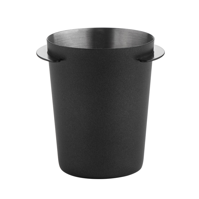 Café en polvo taza de acero inoxidable máquina de café italiano Mango en polvo dispensador escala café taza de medición 51/54/58mm