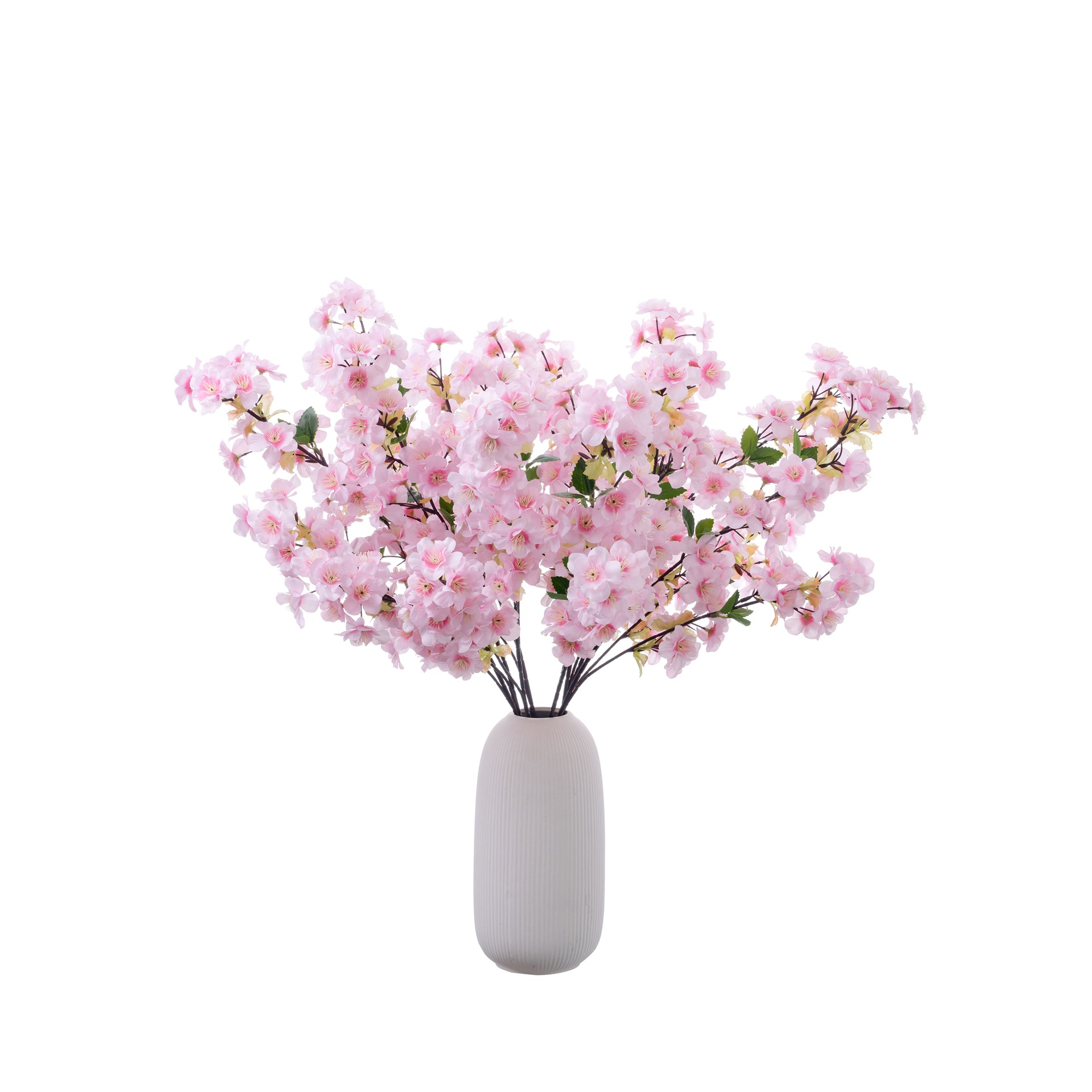 Flor de cerezo 3 horquilla flor de cerezo fábrica de flores de simulación decoración del hogar boda flores de mano rosa pared de flores falsas transfronterizas INS