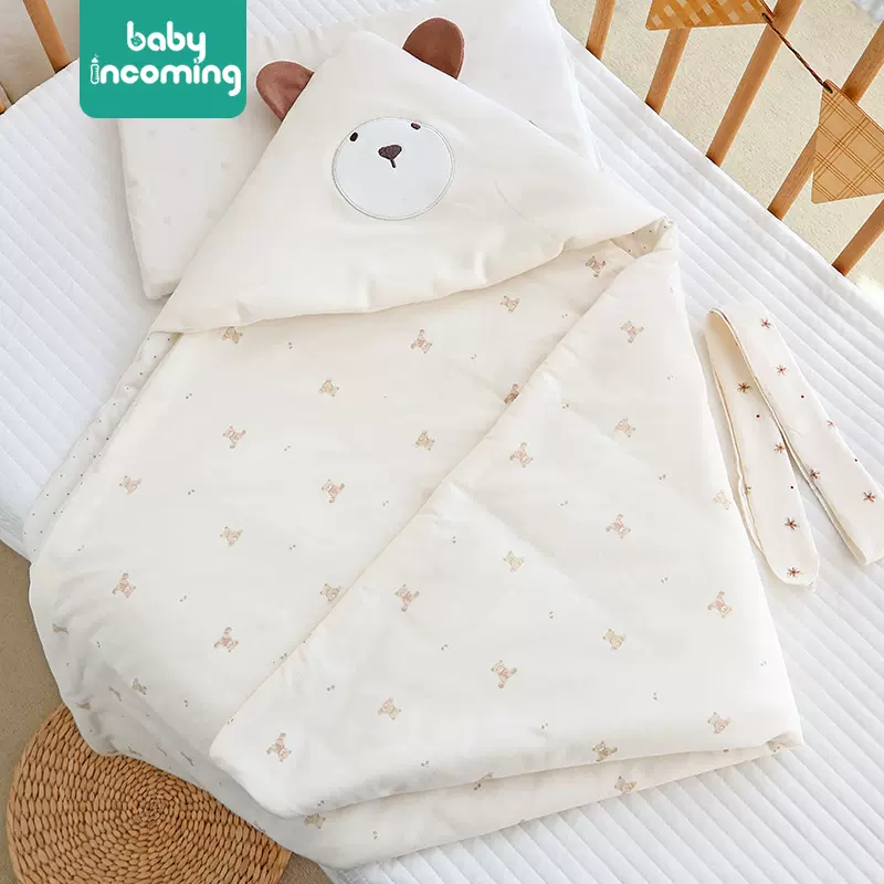 包被婴儿初生纯棉秋冬加厚宝宝抱被新生儿防惊吓包单襁褓四季通用