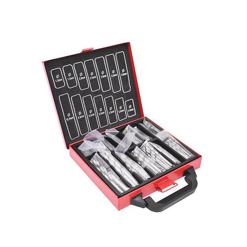 Cross-border titanium-coated twist drill set 99PC high-speed steel twist drill bit woodworking straight handle metal drilling drill bit wholesale