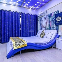 轻奢酒店圆床民宿家具宾馆水床电动床情侣公寓客栈主题床