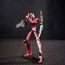 钢魔像金属DIY拼装3D立体手工拼图模型 Eva新世纪福音战士-二号机