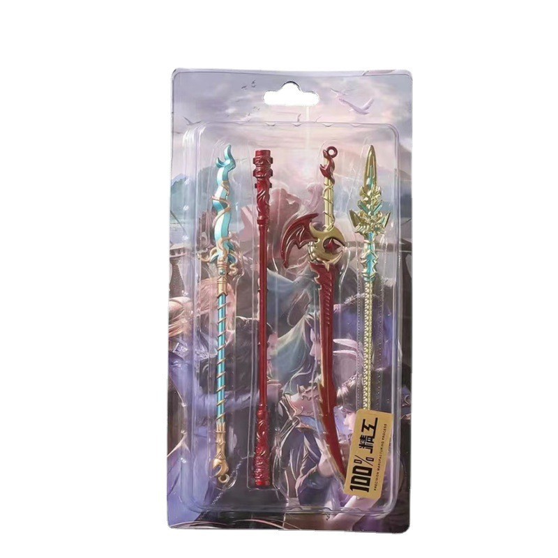 The original god Galo Houyi bow and arrow weapons alloy children's toy model 18cm ornaments attractions supply model