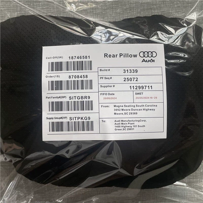 A3L/A4L/A5/A6L/Q3/Q5L/Q7 Car-Specific Protective | Headrest - noble-black-leather-headrest-one-piece